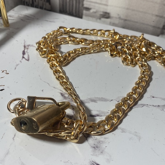 Authentic Louis Vuitton Lock with Chain - Picture 12 of 14